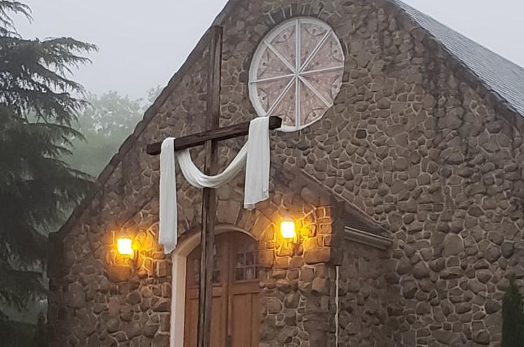 Moody Easter scene